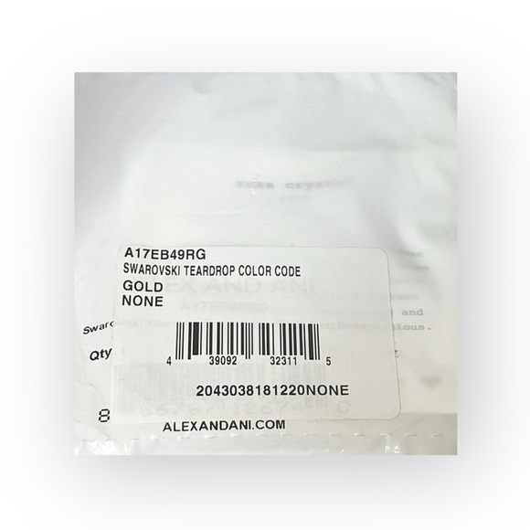 new Alex and Ani ꥟ Swarovski Crystal Birthstone Expandable Bangle ꥟ Gold + Pink - Picture 12 of 16